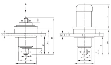 L 1(D) type vertical Single-stage reducer